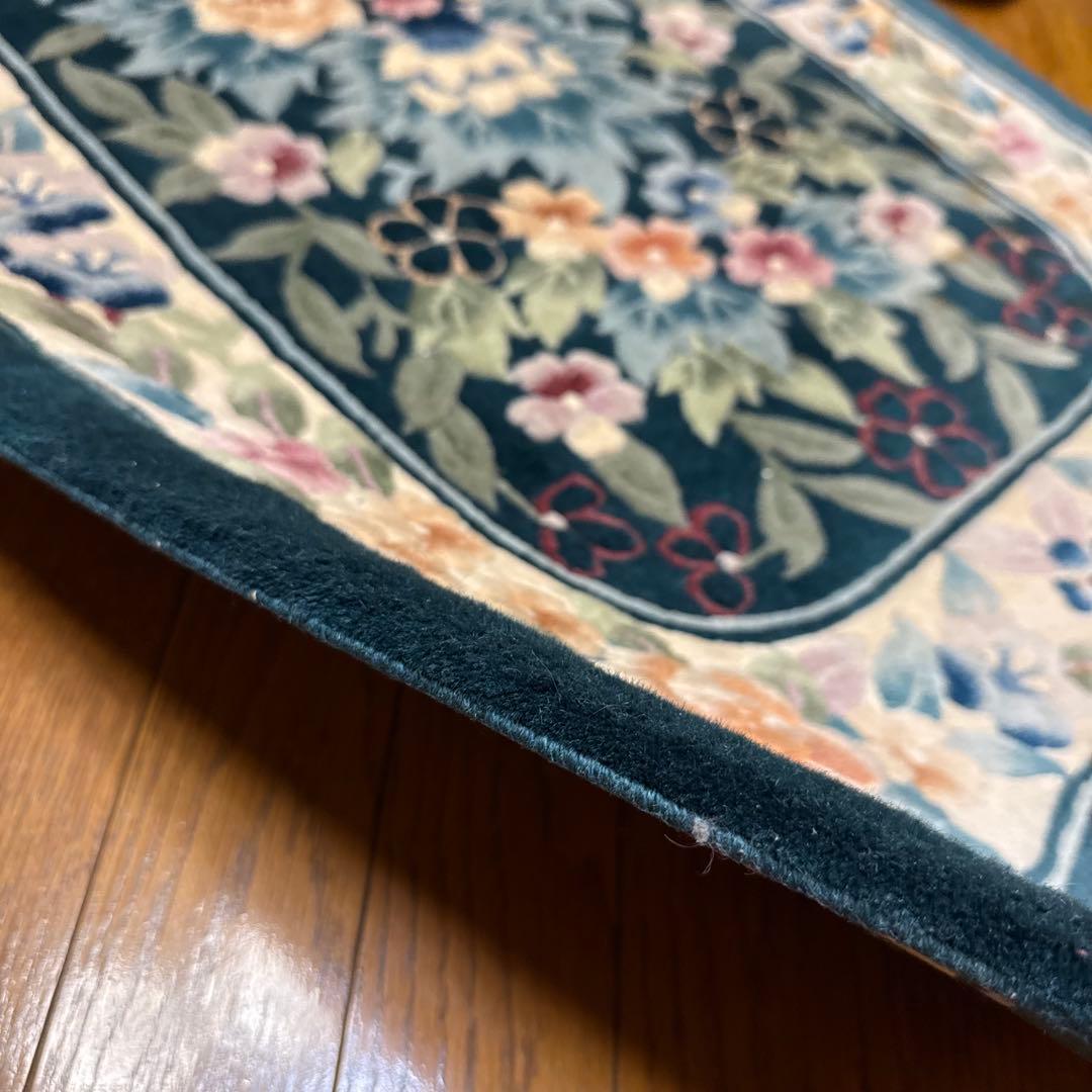 中国段通 玄関マット 絨毯 130cm 70cm 肉厚 家具 インテリア