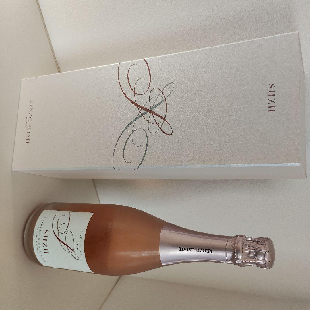 ケンゾーエステート　SUZU スパークリングロゼワイン 750ml 2019年産