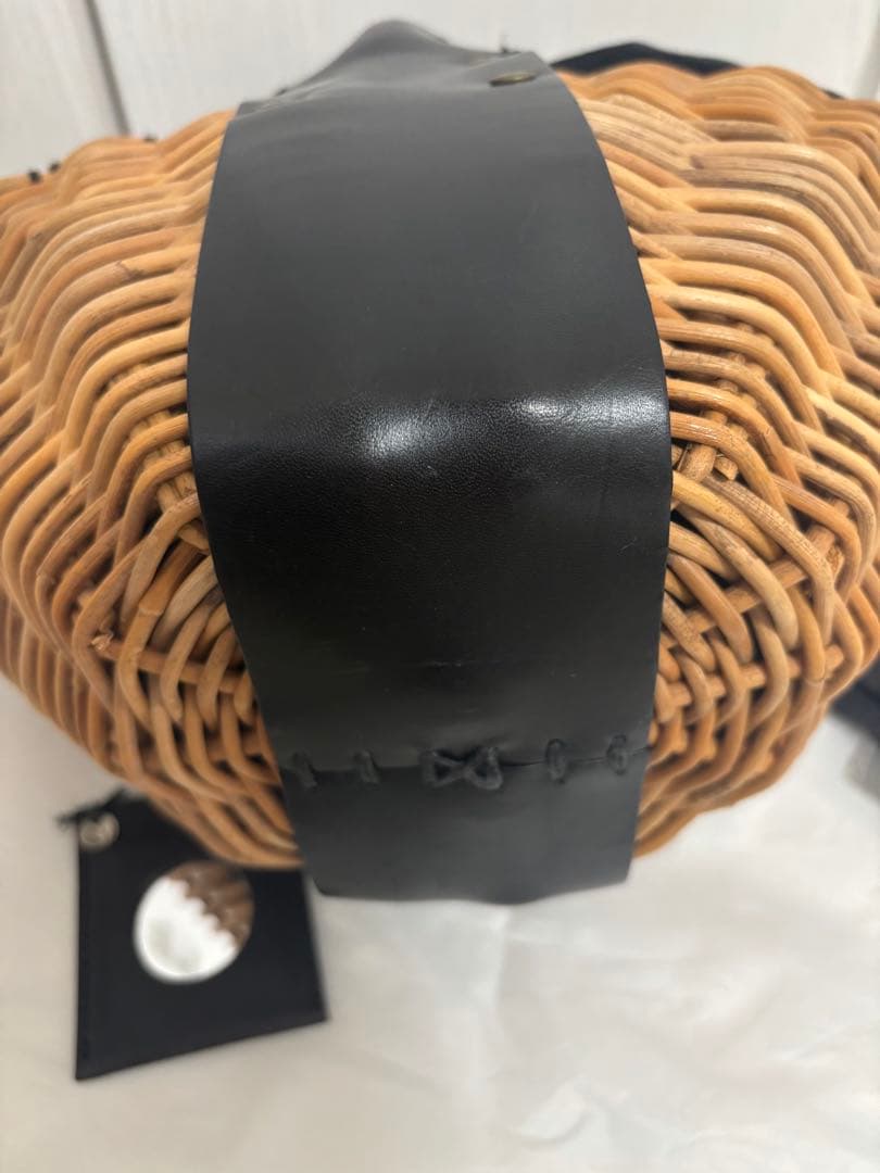 エバゴス ebagos ワンハンドル　かごバック