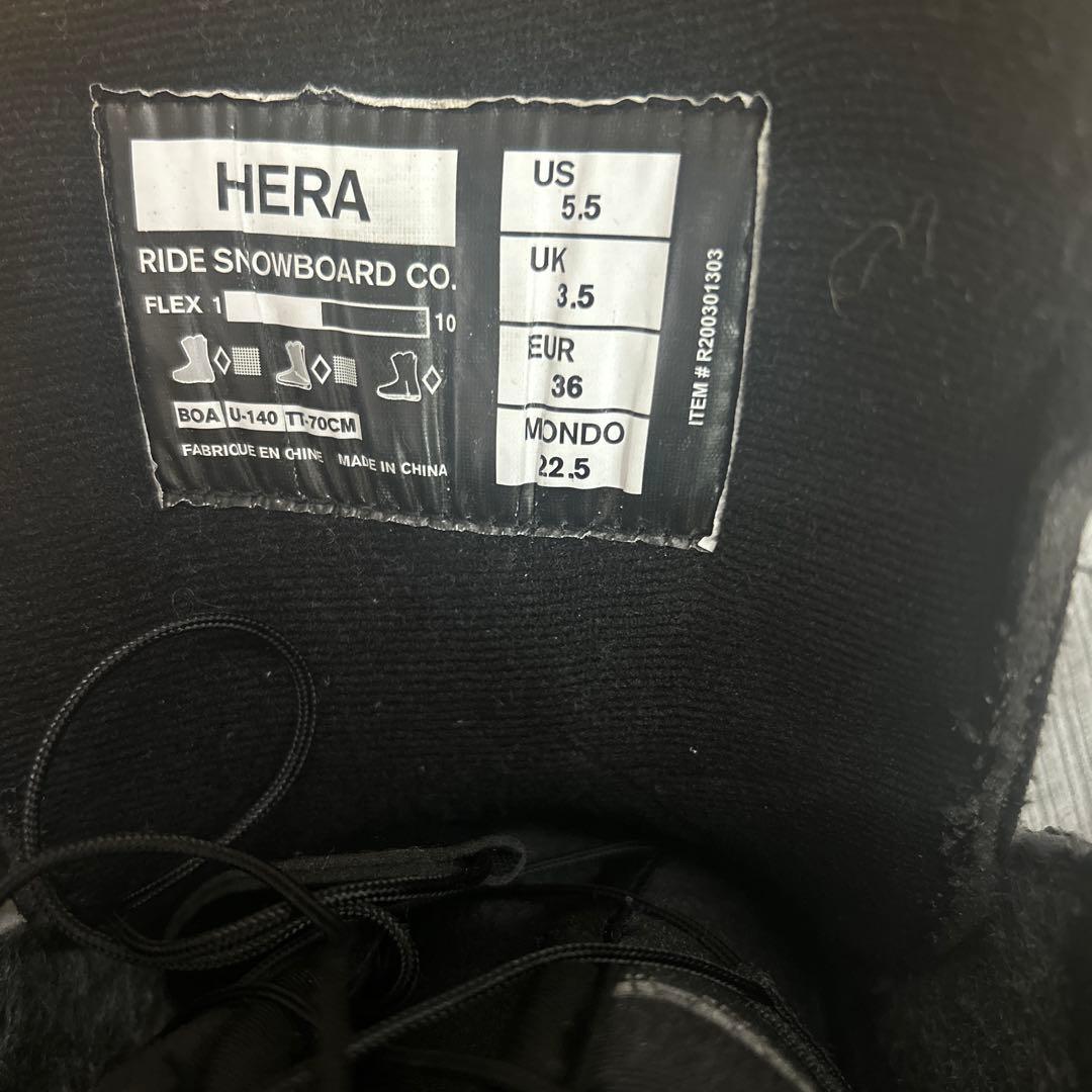 スノーボードブーツ RIDE HERA 22.5