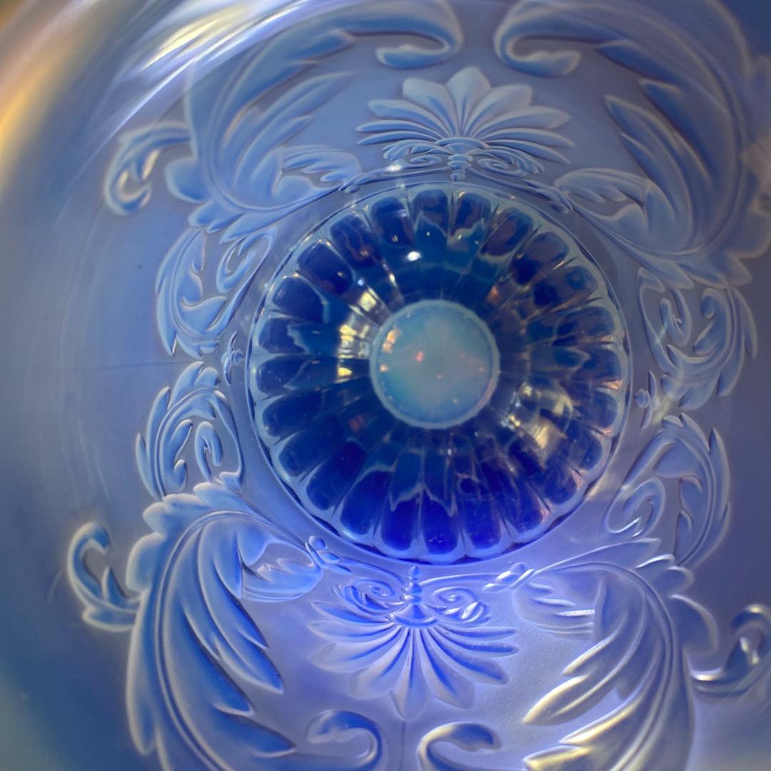 カメイガラス　アデリア　オパールセント　クリスタル　花瓶　フラワー ベース