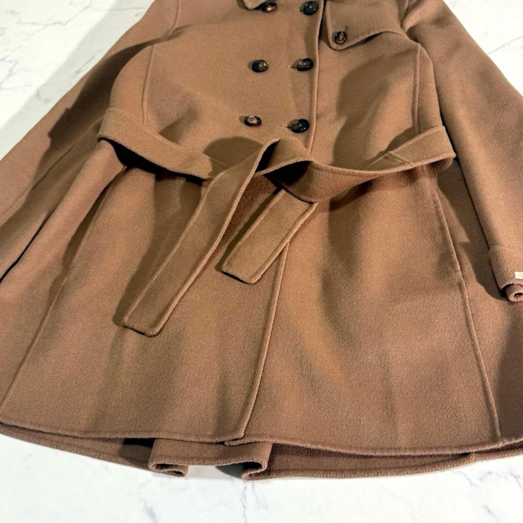 極美品　Max Mara クチートアマーノ　アンゴラコート　キャメル