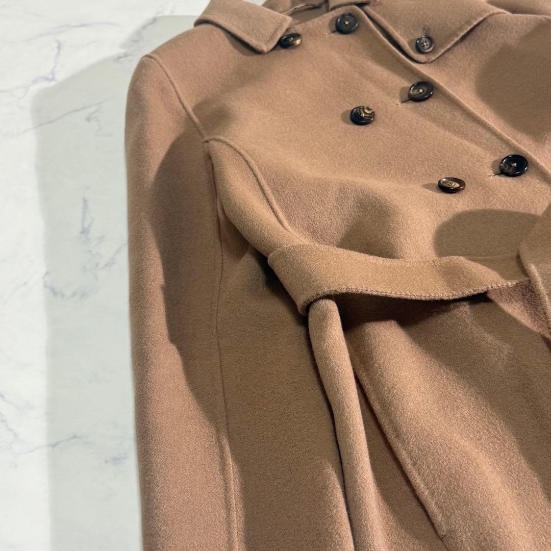 極美品　Max Mara クチートアマーノ　アンゴラコート　キャメル