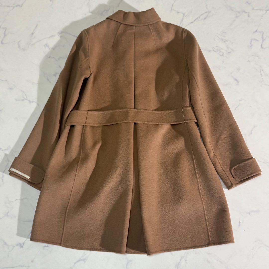 極美品　Max Mara クチートアマーノ　アンゴラコート　キャメル