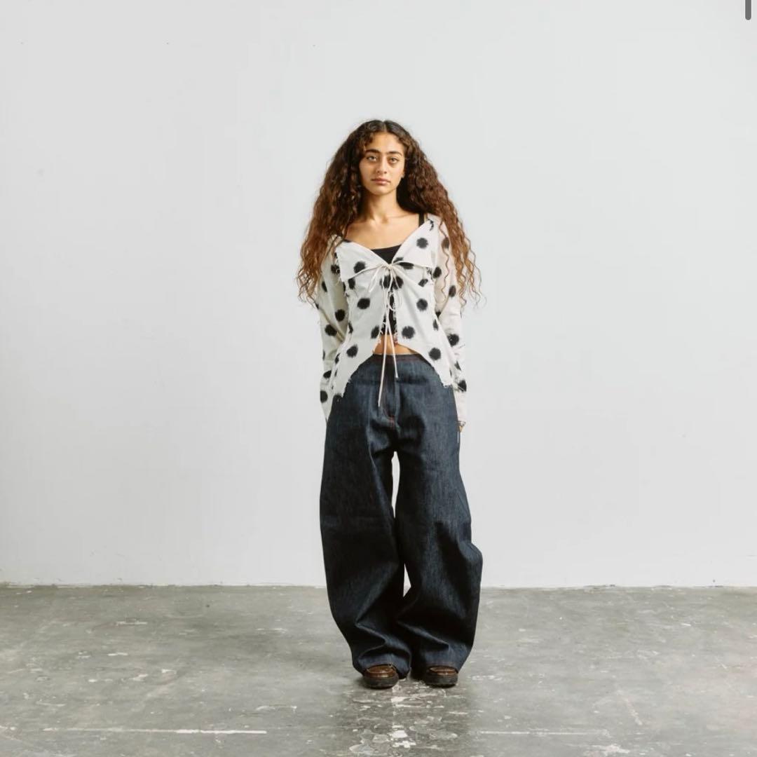 トップス thisuniform Ikat Cloth Butterfly Shirt