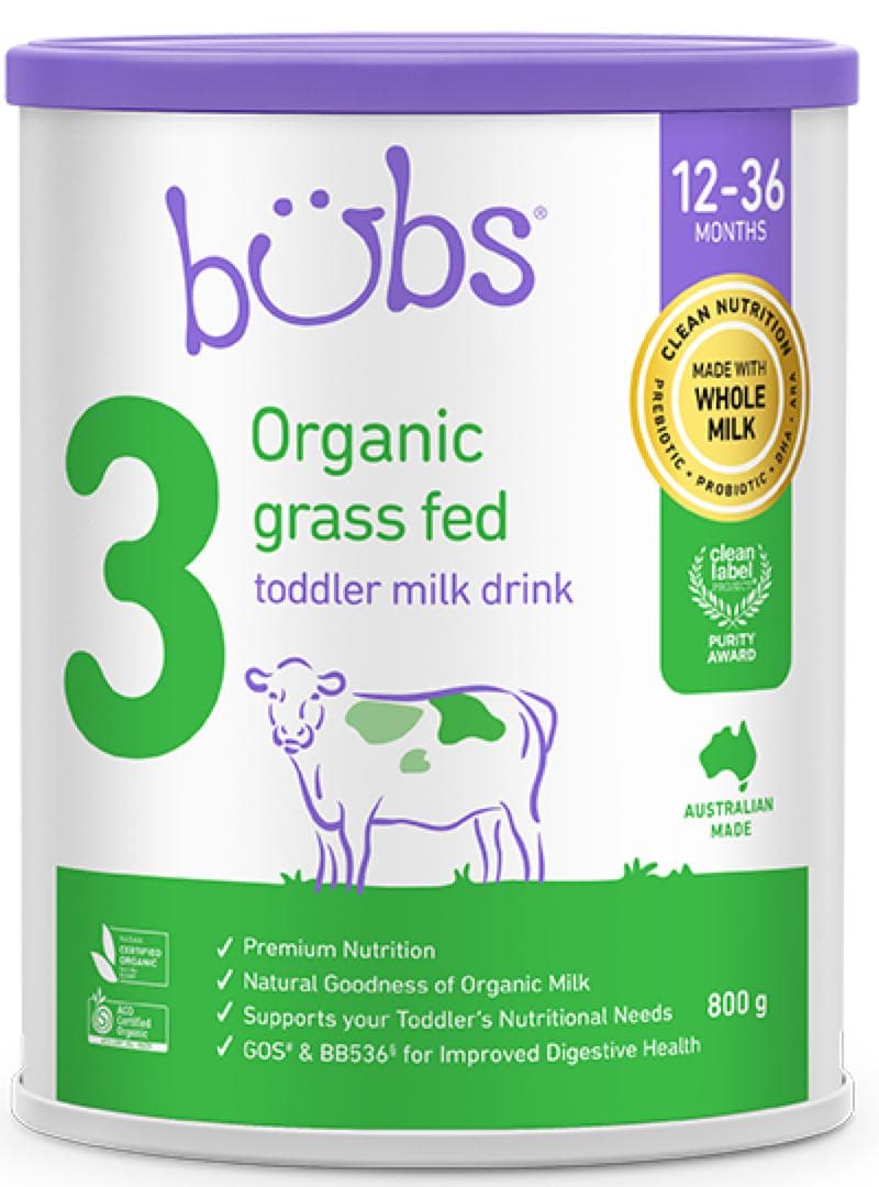 2缶セットbubs Organic ステップ3 粉ミルク 期限2027/5/30