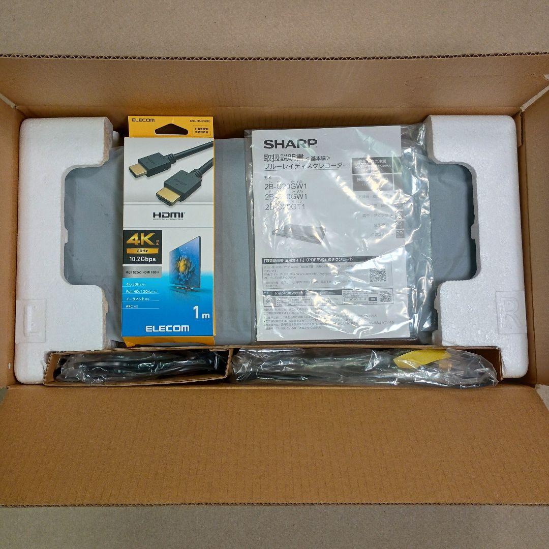 【2025年製】SHARP ブルーレイディスクレコーダー 2B-C10GW1