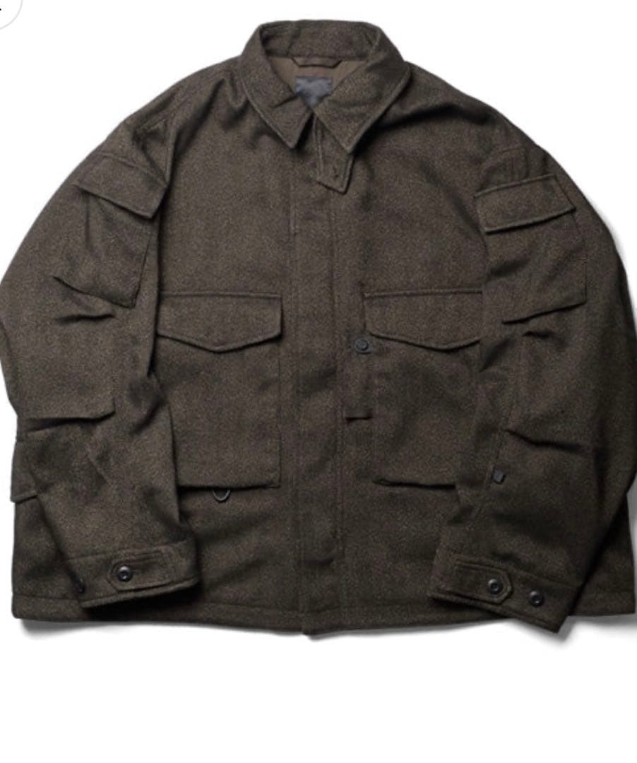 ジャケット・アウター DAIWA PIER39 TECH MIL BDU JACKET (TWEED)