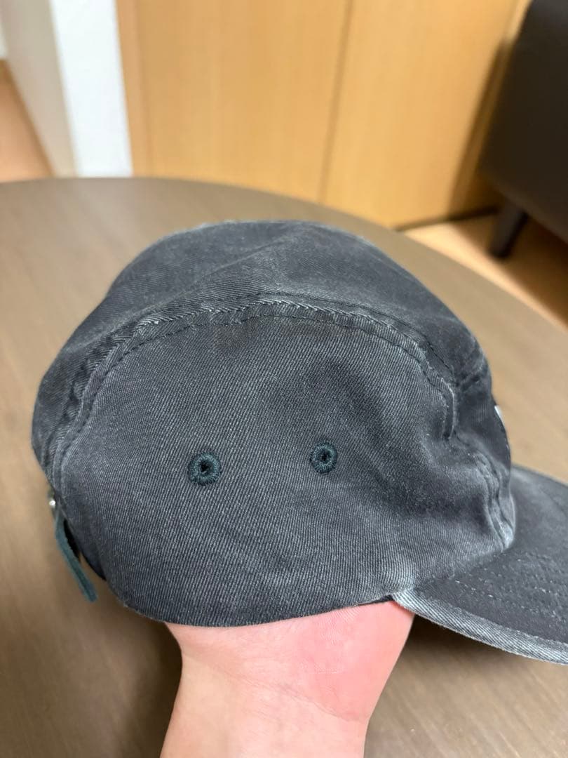 Supreme ブラック 6パネルキャップ