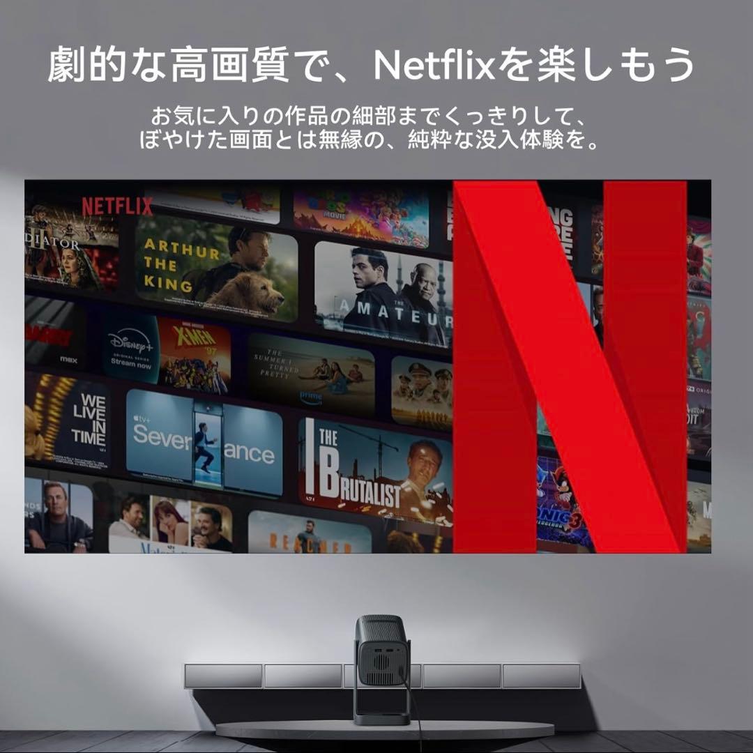 【新品未使用】 Cube 1 Android TV 11搭載 小型プロジェクター