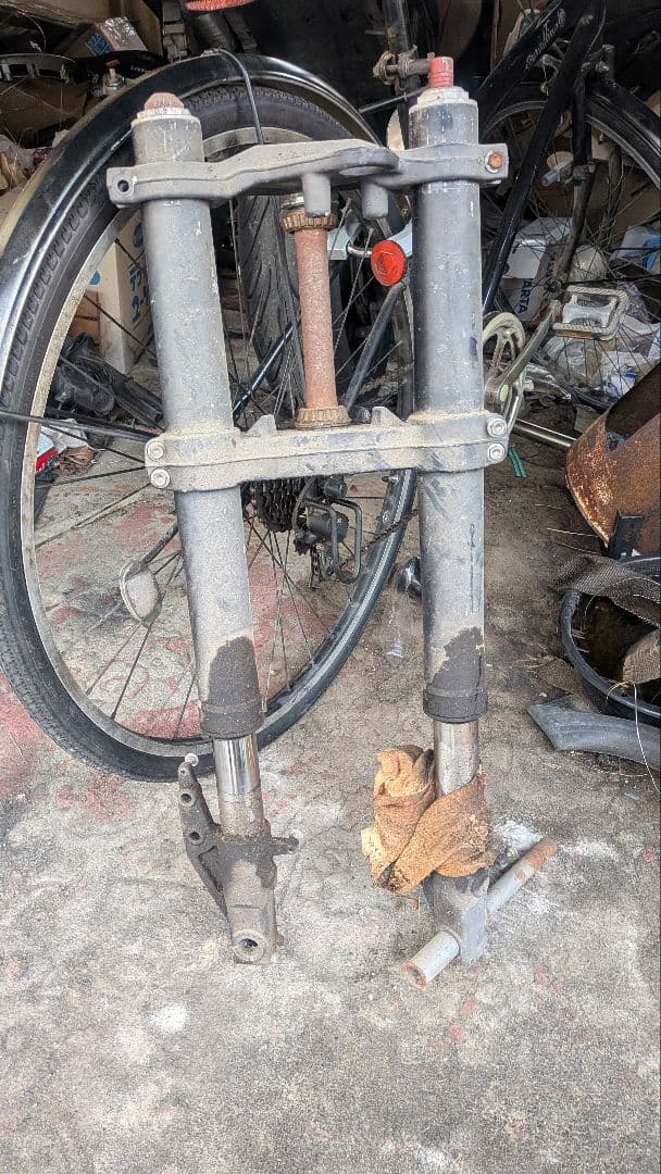 アプリリア RS250 フロントフォーク　ジャンク