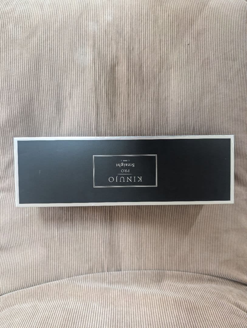 【美品】KINUJO セラミックストレートヘアアイロン ブラック