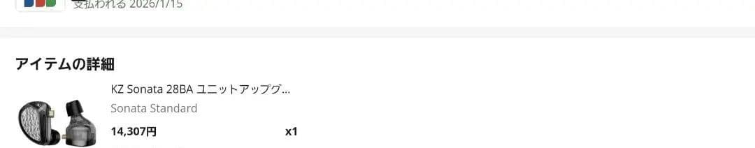 KZ Sonata スタンダードモデル