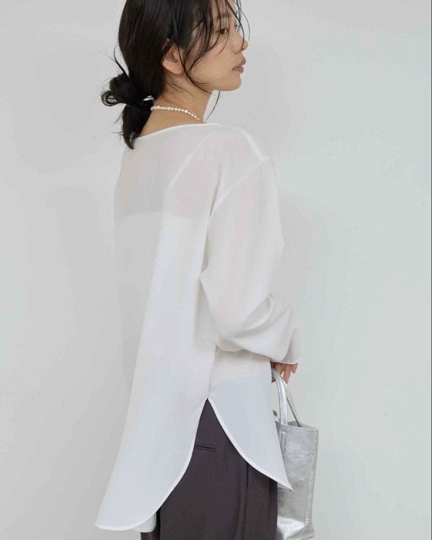 新品タグ付き ガリャルダガランテ ラウンドブラウスtee レイヤード フォーマル