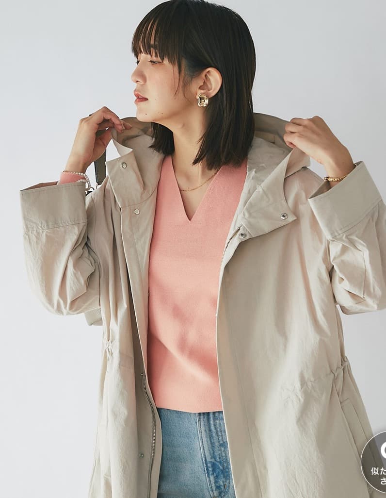 ★美品★RIVE DROITEリヴドロワ モッズコート スプリングコート