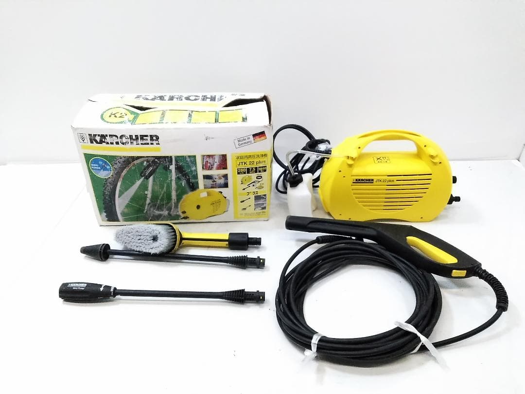 ケルヒャー K JTK 22 plus 家庭用高圧洗浄機 備品 元箱付□