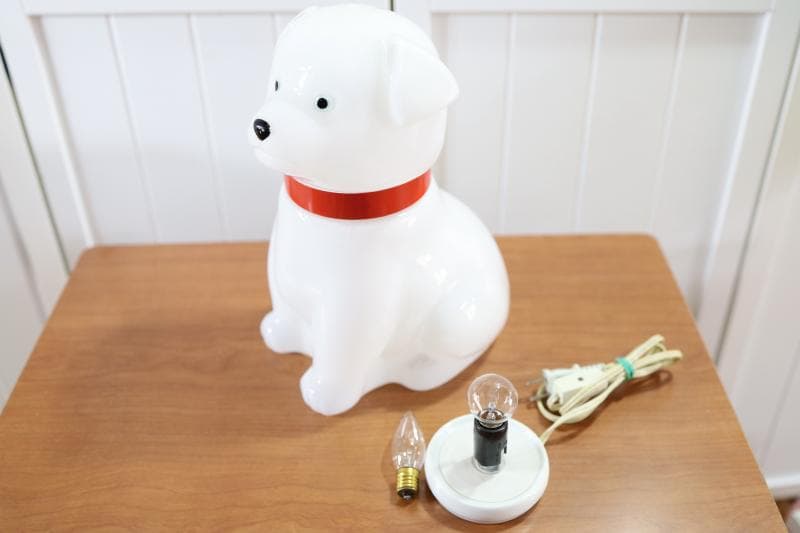 ◆マックスレイ「子犬のランプ」橋田裕司さんデザイン◆ヴィンテージ品