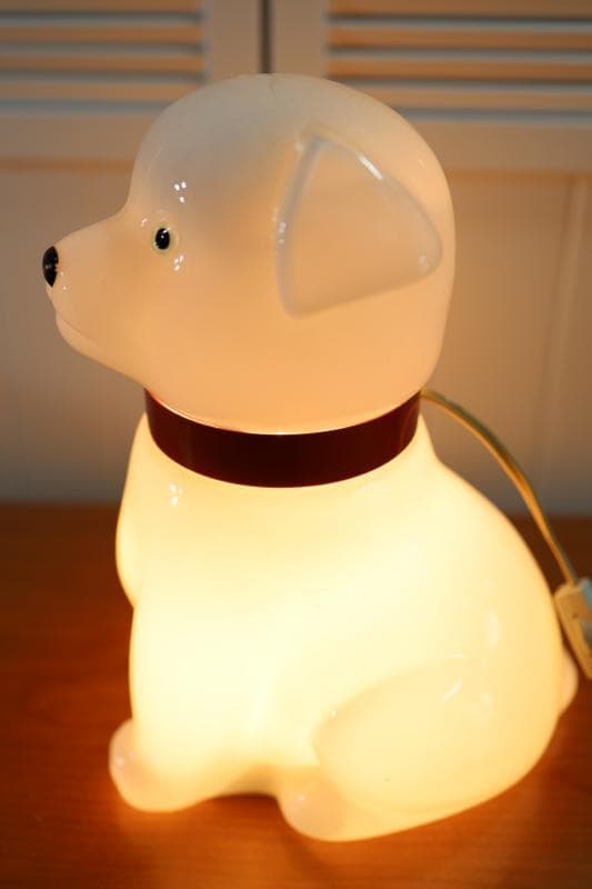 ◆マックスレイ「子犬のランプ」橋田裕司さんデザイン◆ヴィンテージ品