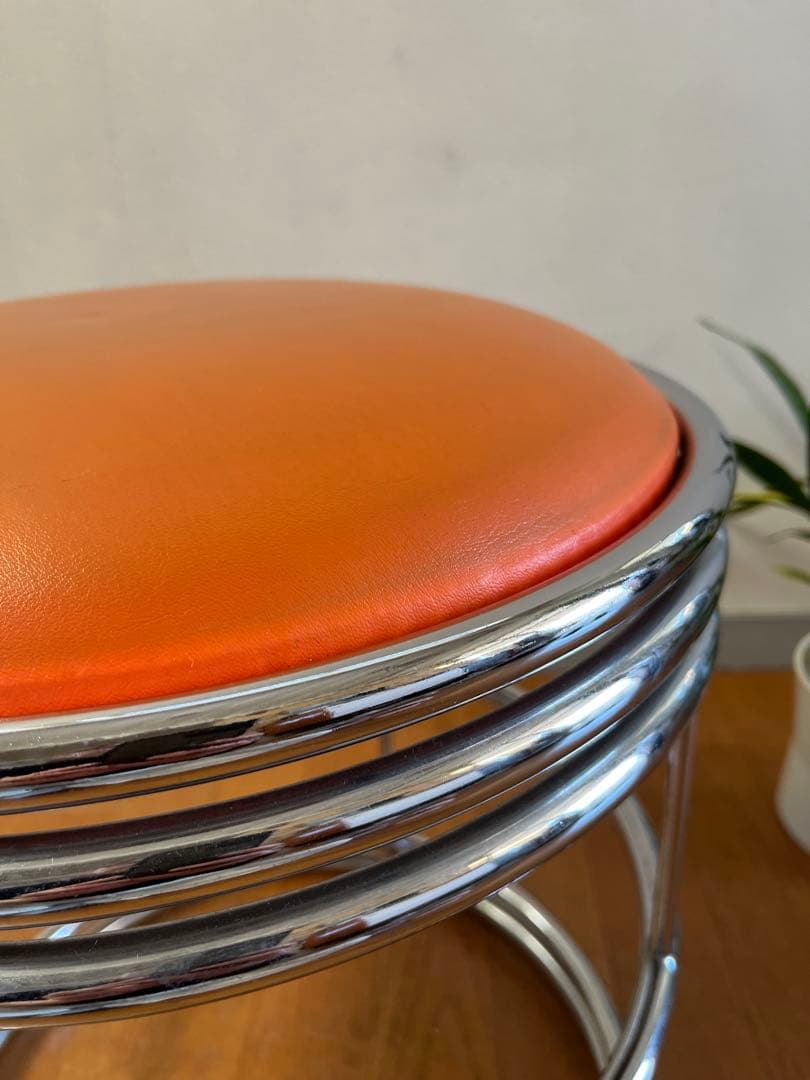 ヴィンテージ　スツール　② ミッドセンチュリー　アールデコ　スペースエイジ