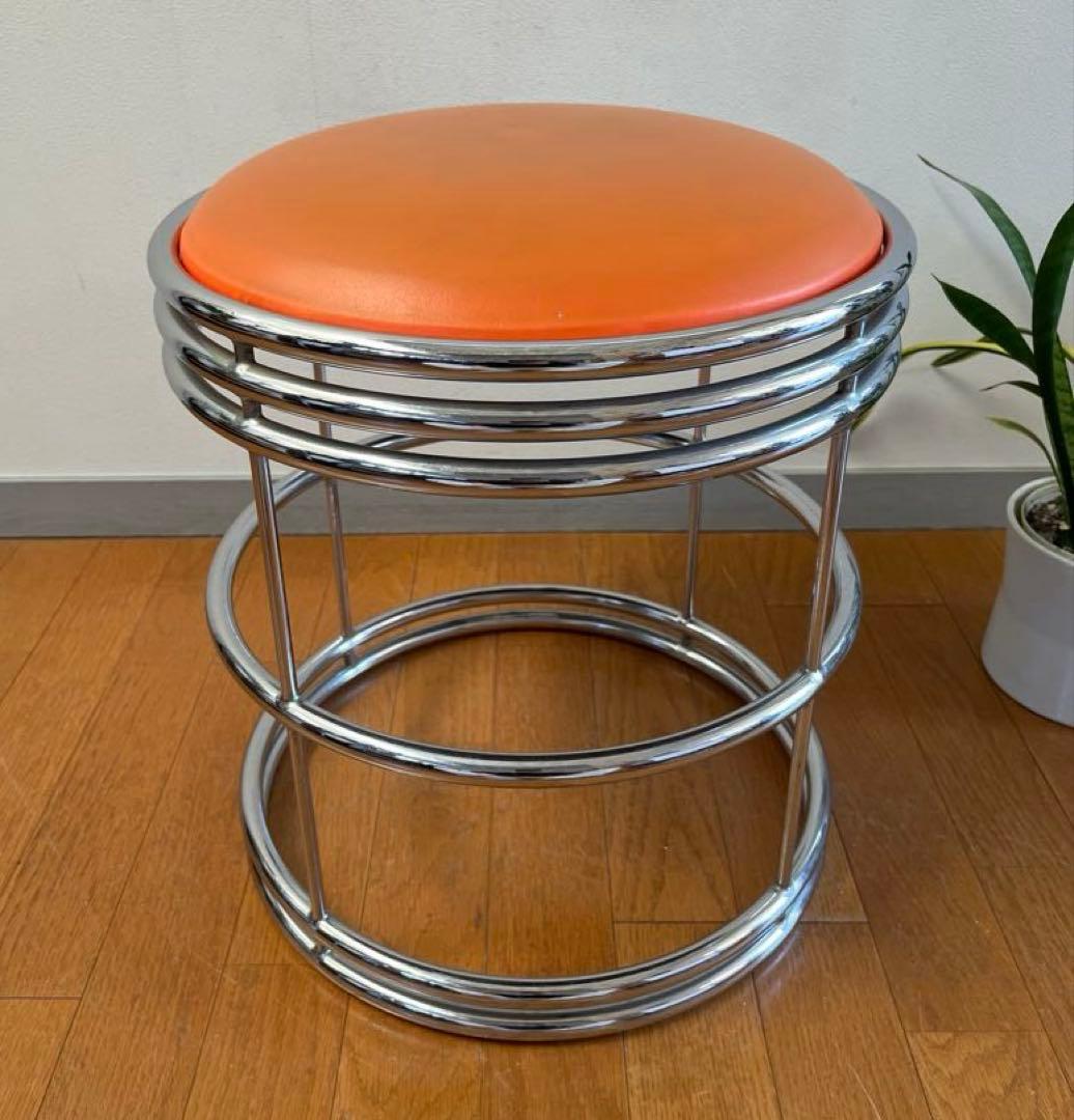 ヴィンテージ　スツール　② ミッドセンチュリー　アールデコ　スペースエイジ