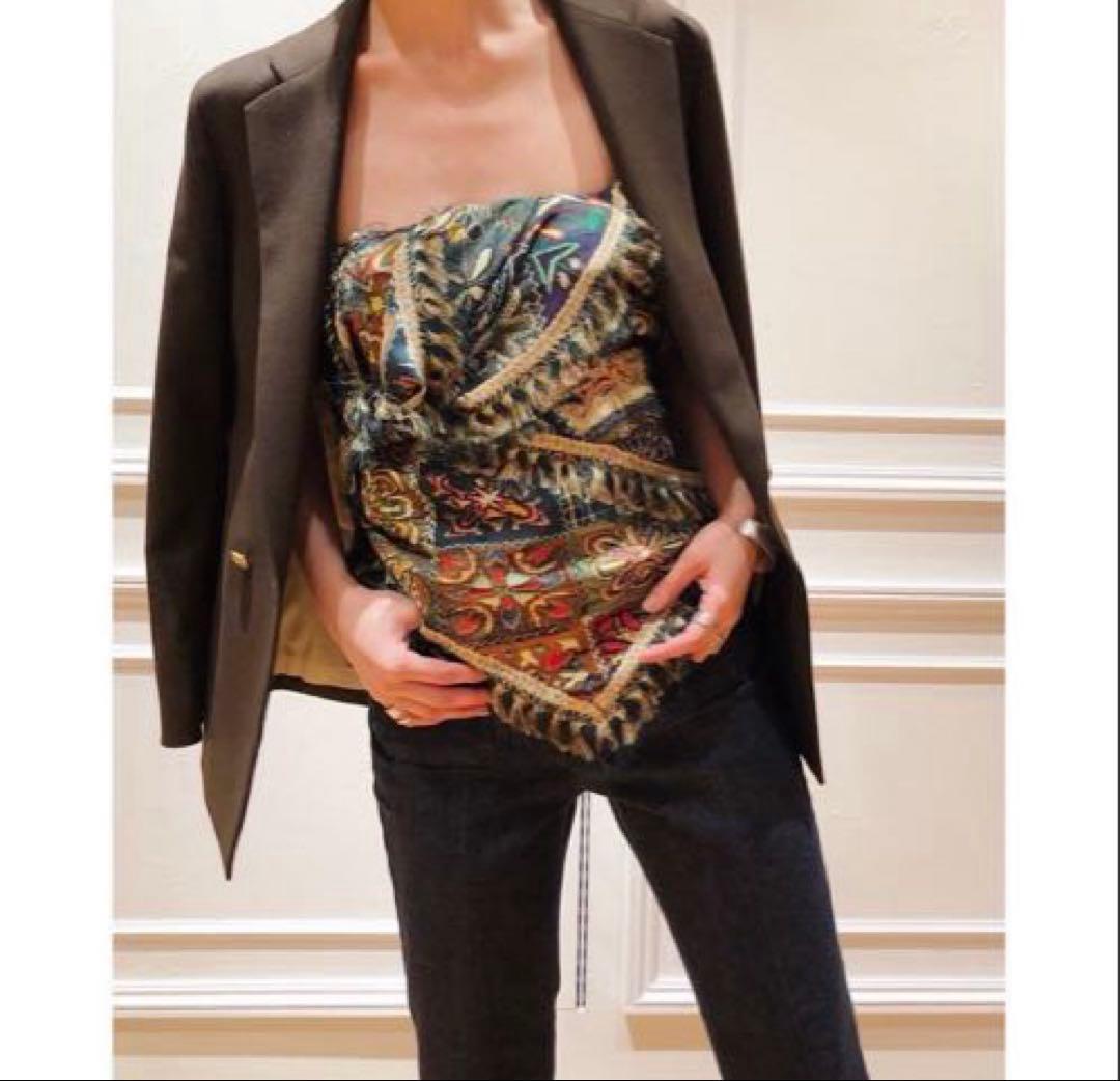 ⚠️値下げ【美品】IENAラブークル　フラノウールW前ジャケット38サイズ