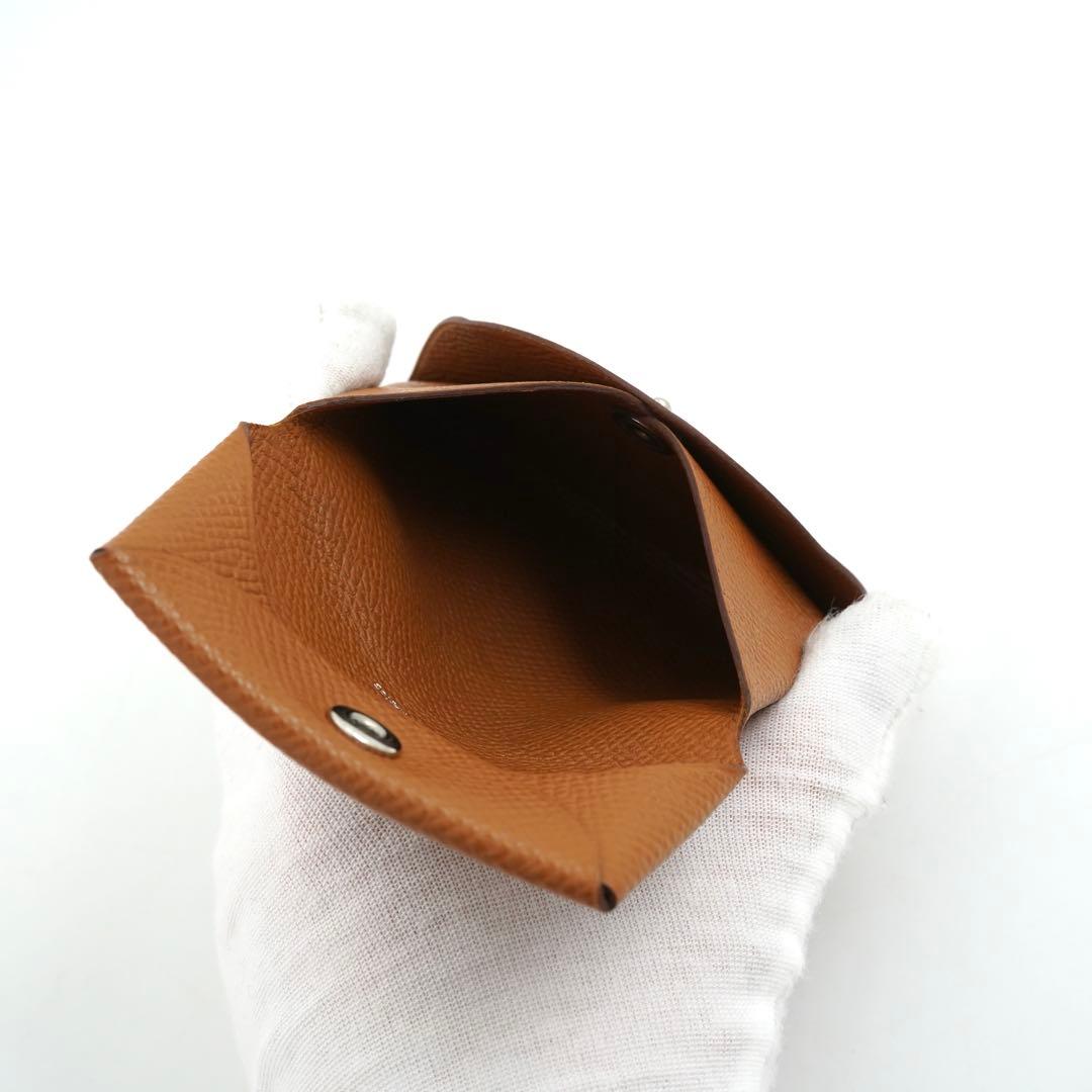 ✨新品未使用・箱付✨　HERMES ケース　小銭入れ　バスティア　刻印あり