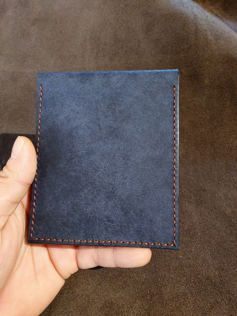 【ハンドメイド】マルゴーレザー マネークリップ｜設計から仕立てまで一点物