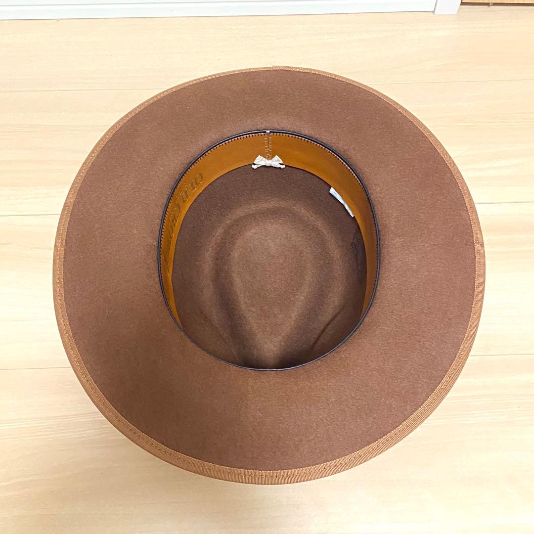 [美品激レア]OLD CROW GLAD HAND中折れハット茶色M