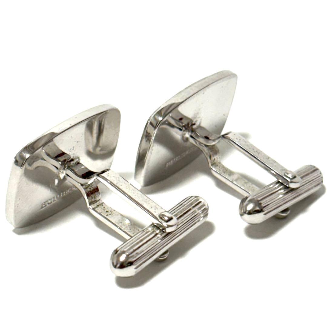 極美品✨箱付き✨バーバリー ネクタイピン カフスボタンセット シルバー