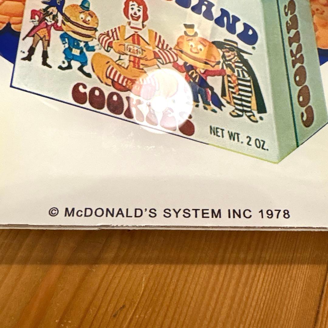 レア！　1978年　マクドナルドランド　クッキー　クロック　時計　看板　グリマス