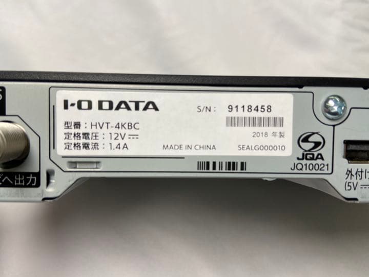 I・O DATA HVT-4KBC