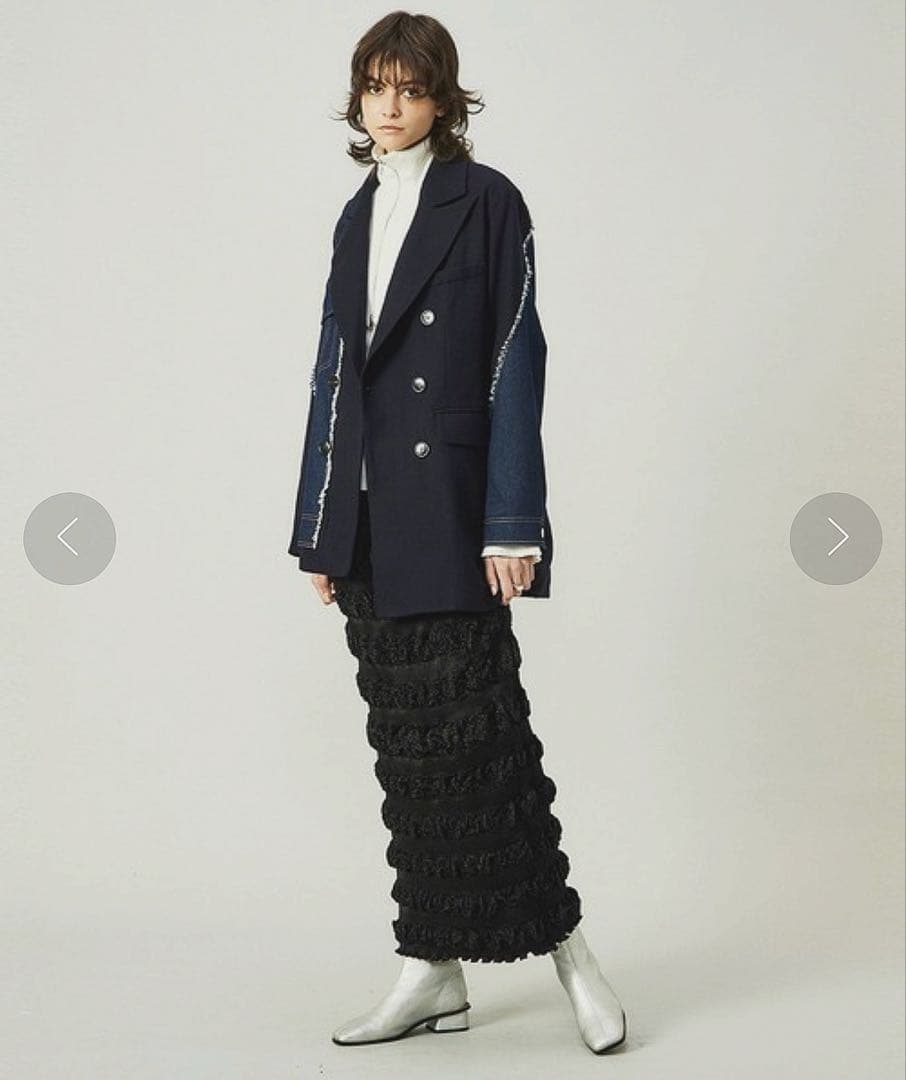 user_4ebeb411 　AULA AILA別注デニムコンビジャケット