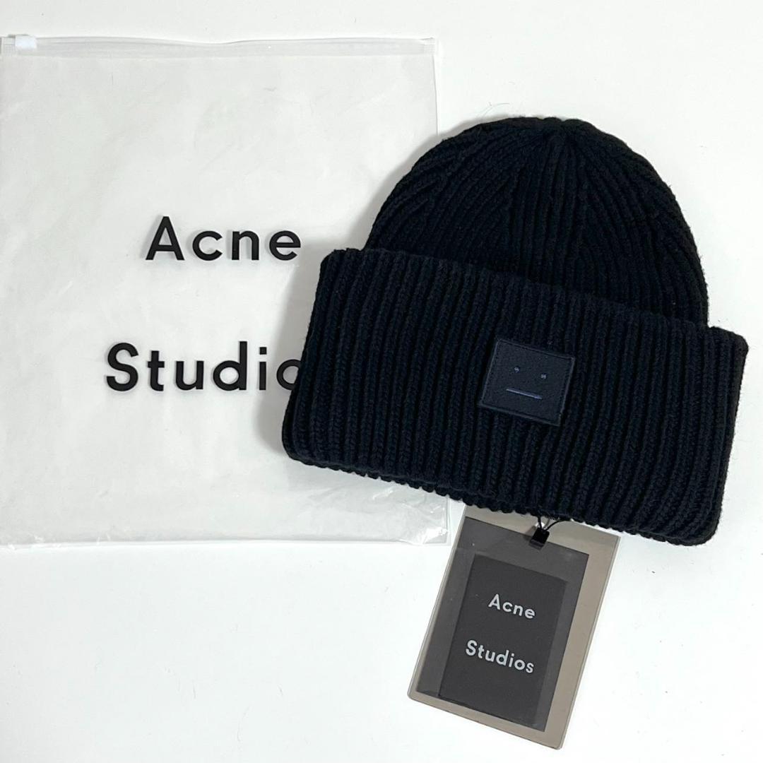 Acne Studios ブラックニット帽 新品タグ付き 断捨離