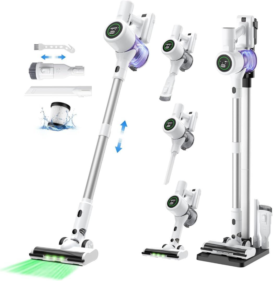 掃除機 コードレス【2026年先行発売！業界初除菌機能搭載・75Kpa真超強力吸