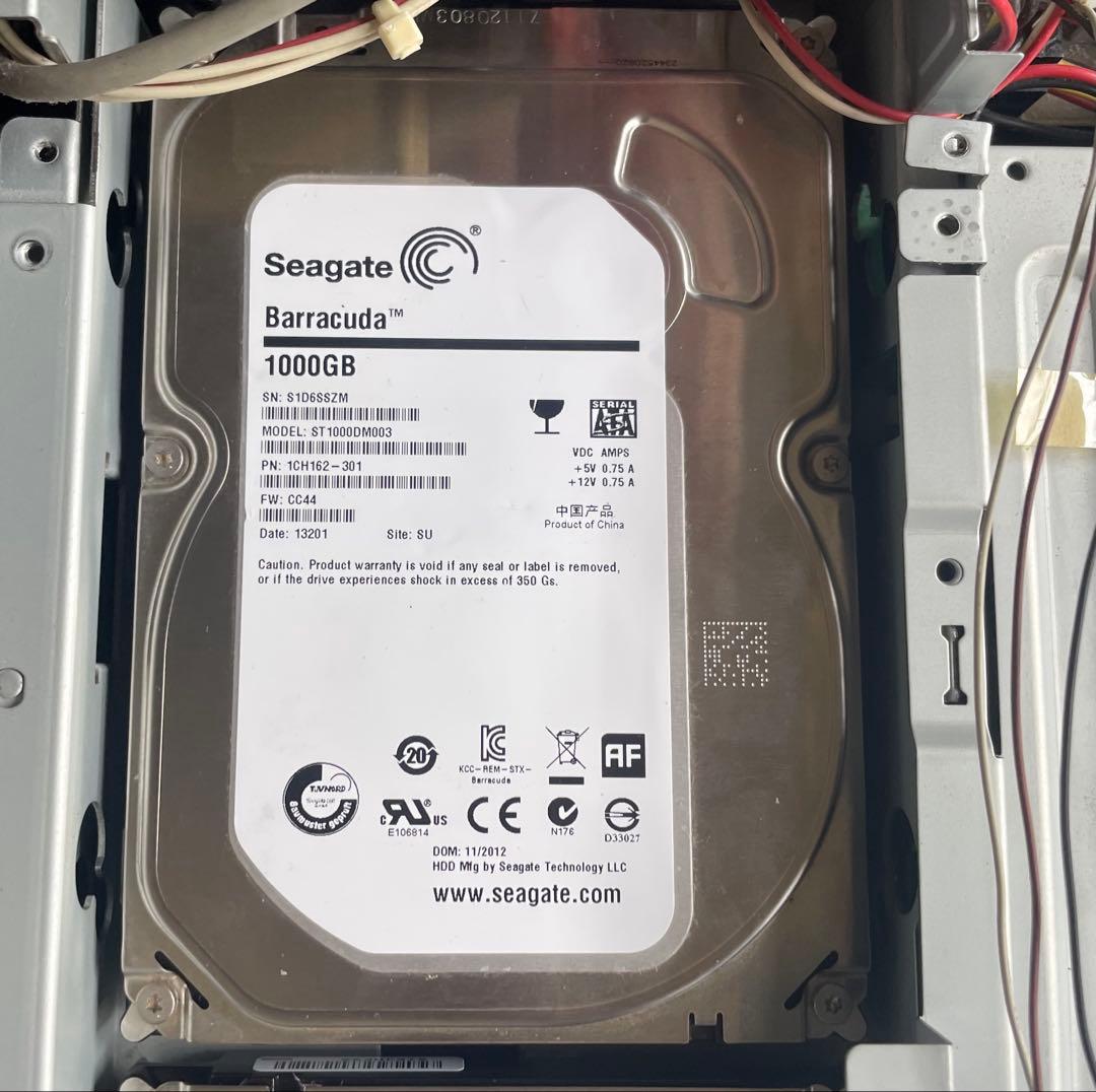 HDD交換/整備品REGZA タイムシフトマシーンDBR-M180 純正リモコン