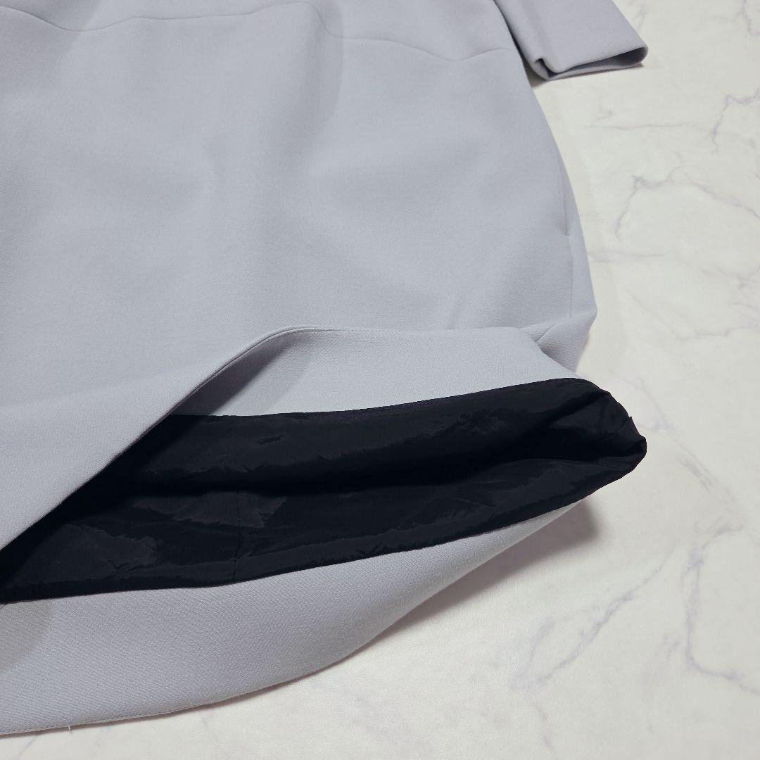 希少色✨ヨーコチャン YOKOCHAN 七分丈パールワンピース サックスブルー