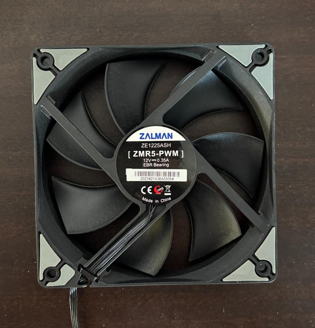 ZALMAN ZMR5-PWM CPUファン 120mm 3個セット／ほぼ未使用