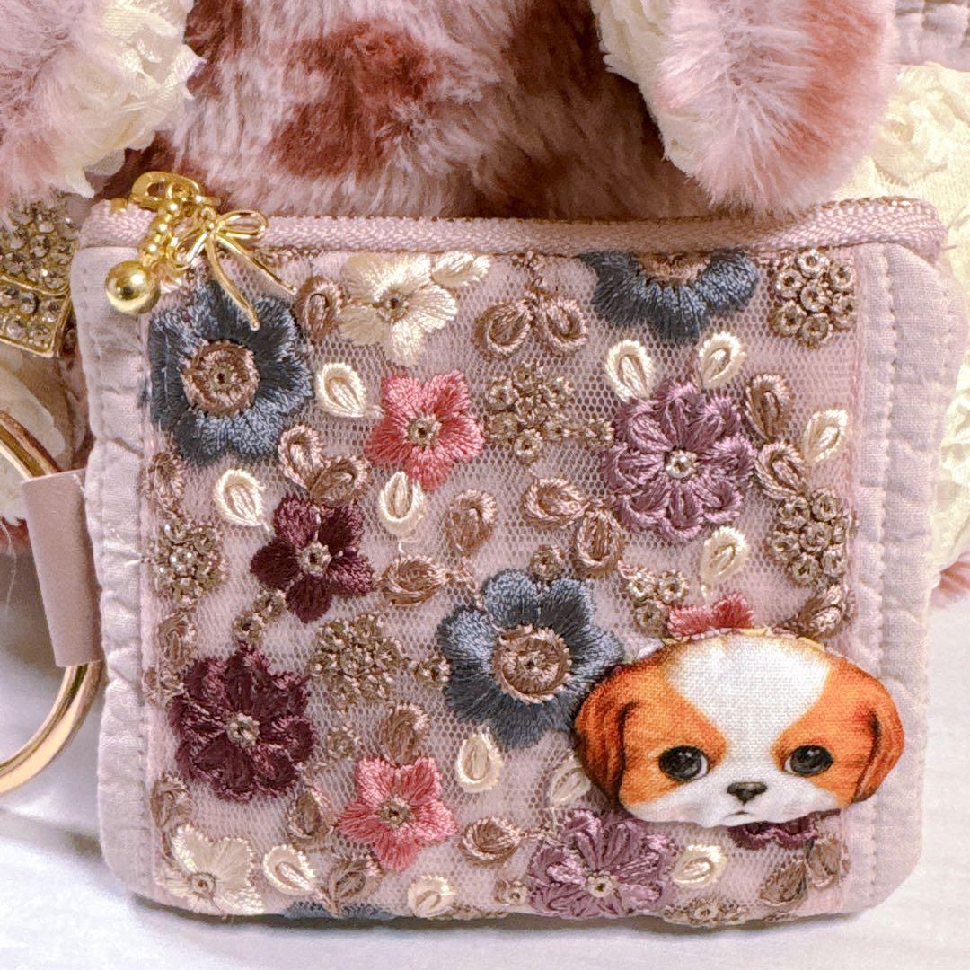 あ*き様 コヤンイサムチョン♡bigアンコちゃんミニポーチ付きインド刺繍×ヌビト