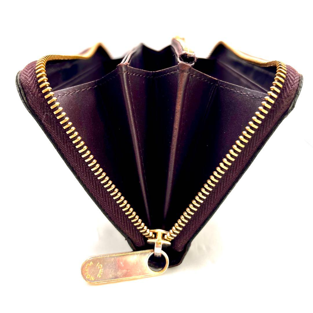 ルイヴィトン ヴェルニ アマラント ジッピーウォレット モノグラム M93522