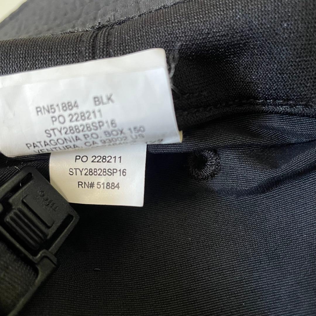 patagonia 黒 サーフブリムハット Ｌ