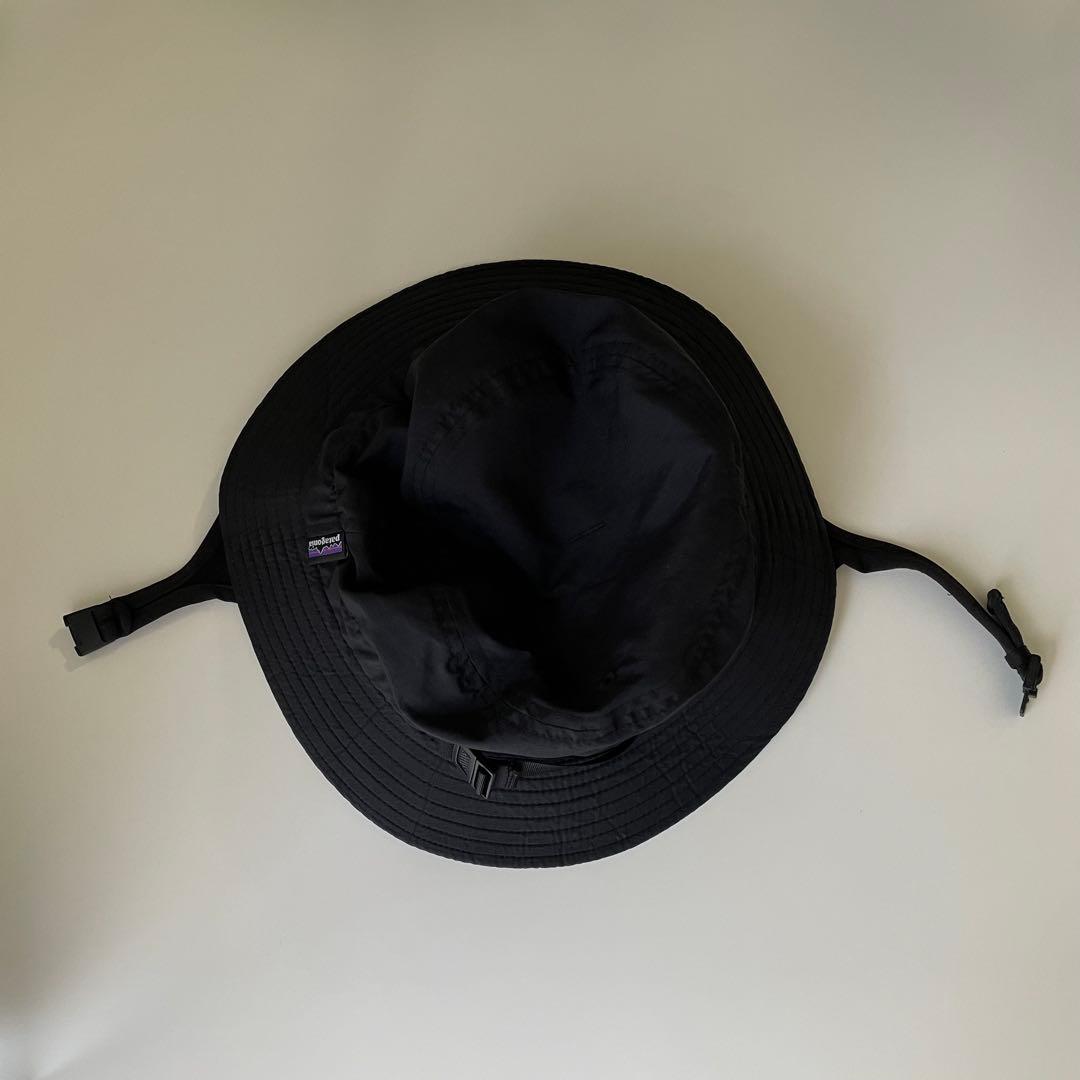 patagonia 黒 サーフブリムハット Ｌ