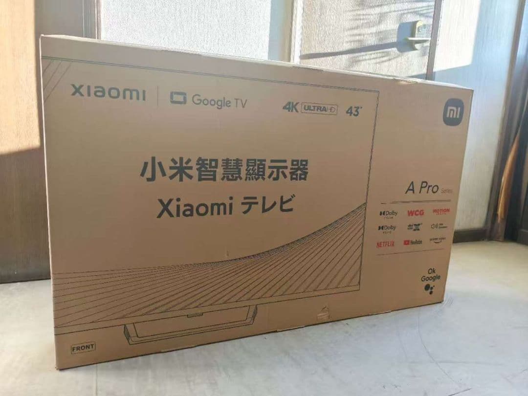 (テ64）新品Xiaomi テレビ 43インチ A Pro 4K