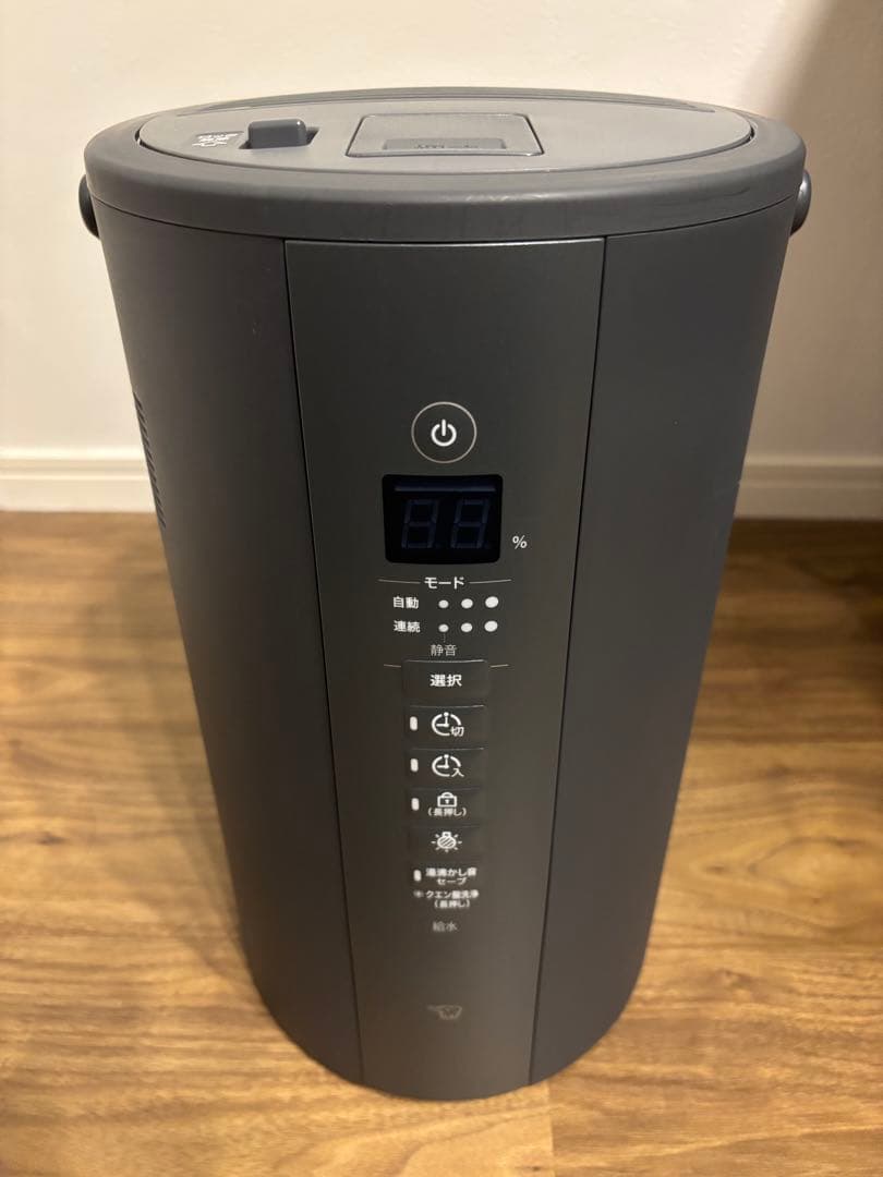 【美品】EE-TA60-BM スチーム式加湿器 ソフトブラック