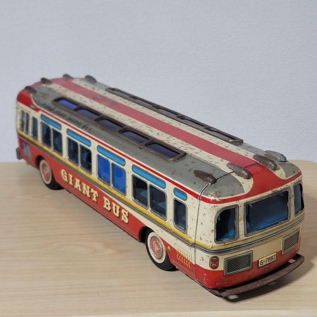 ヨネザワ ブリキ 特大ジャイアントバス 60cm 昭和レトロ