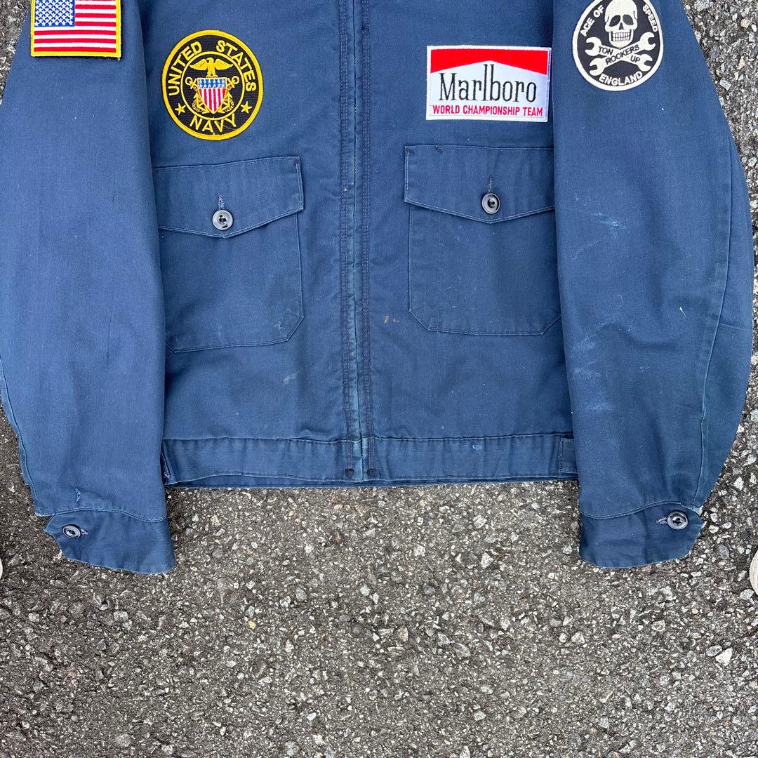 超希少カスタム　70s ワークジャケット　Marlboro × US NAVY