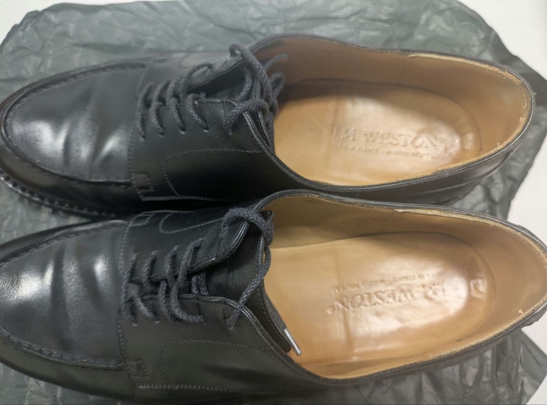 p*p様 J.M.WESTON GOLF OXFORD ブラック ロシアンカーフ