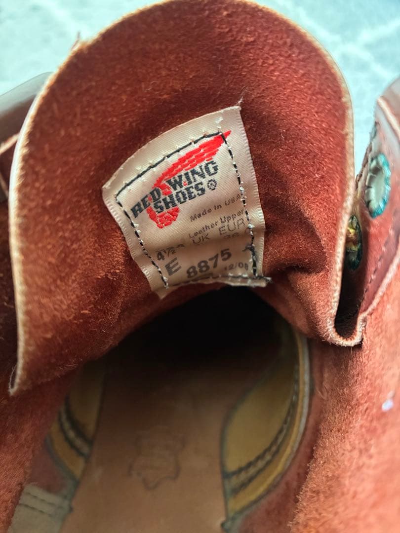 RED WING SHOES ブラウンレザーブーツ