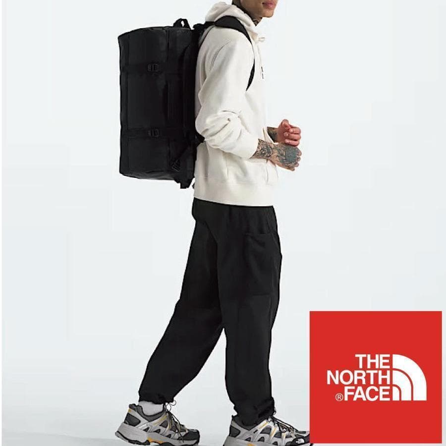 新品 ノースフェイス ダッフルバック ボストンバック 黒 50L 修学旅行