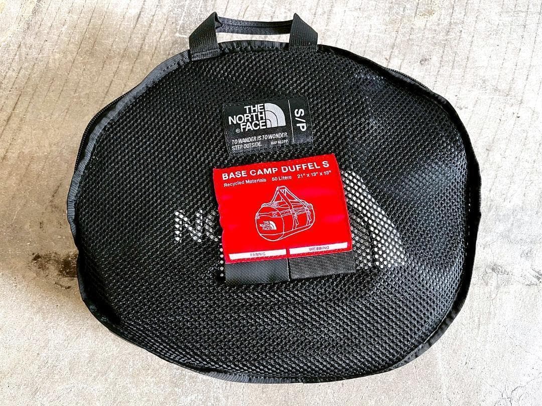 新品 ノースフェイス ダッフルバック ボストンバック 黒 50L 修学旅行