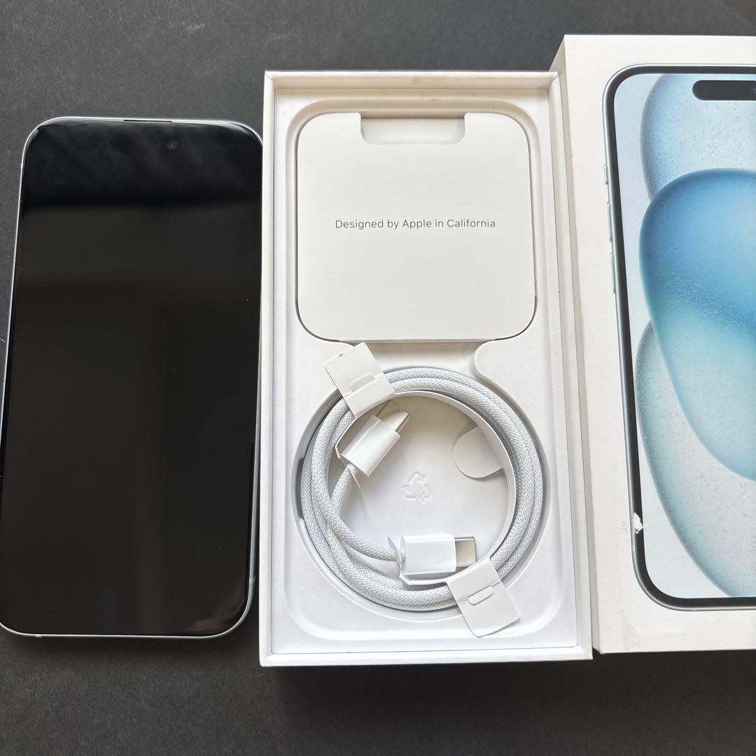 iPhone15 Blue 128G値下げ